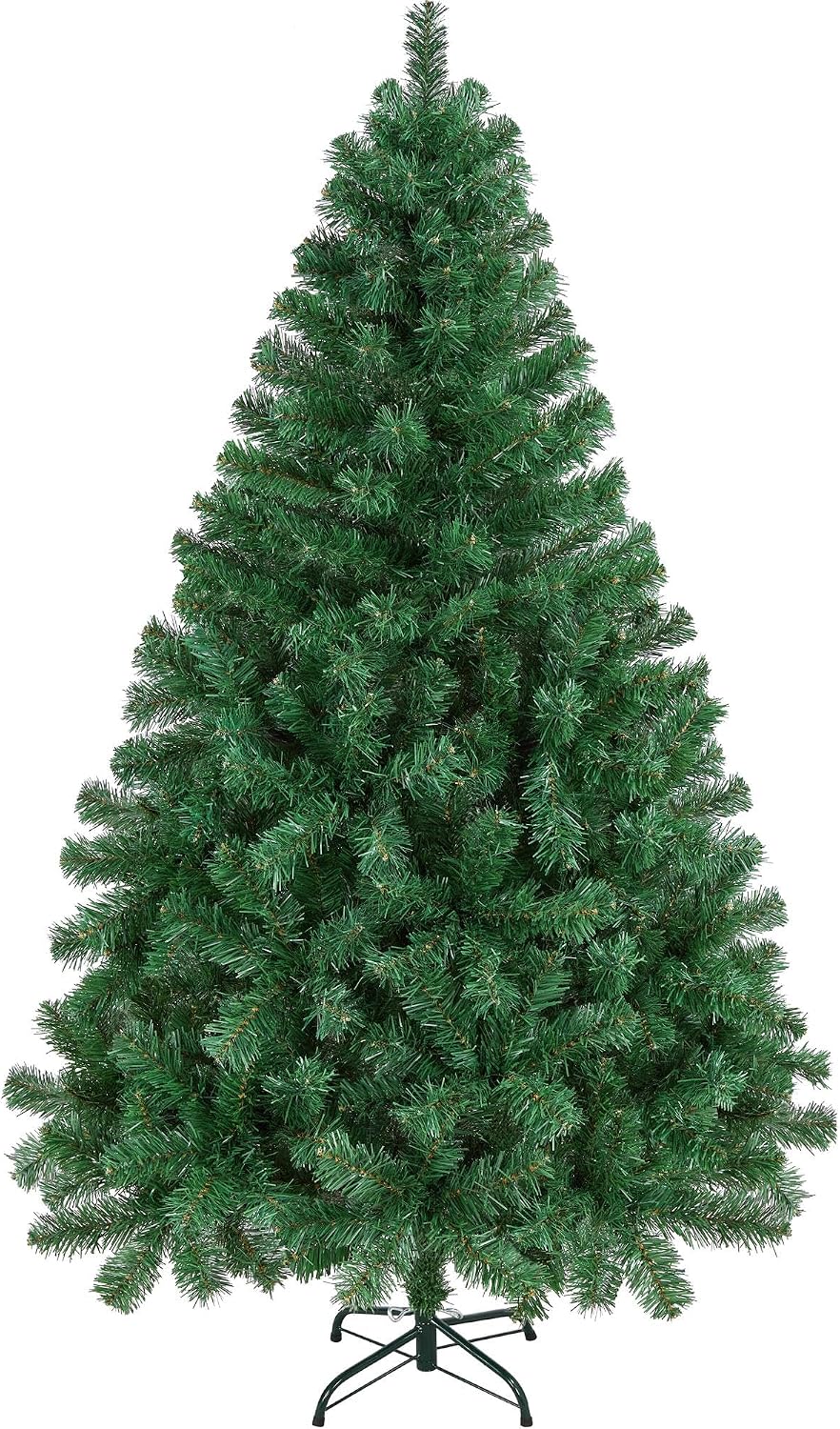 aheetech Kunstweihnachtsbaum – 182 x 93 x 93 cm – Grün – 528 Verzweigungen