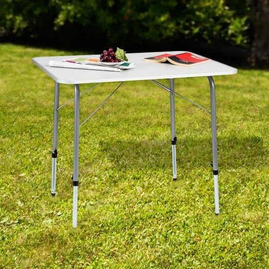 tectake - Campingtisch - klappbar, Maße 80 x 60 x 68 cm - 402173