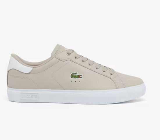 Lacoste POWERCOURT 126 1 SMA GRY/WHT Herren-Sneaker – grau-weiß - Größe 40