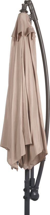 Lifetime Garden Schwimmendes Sonnensegel - Sonnensegel - 300 x 300 x 245 CM - Verstellbar - Taupe