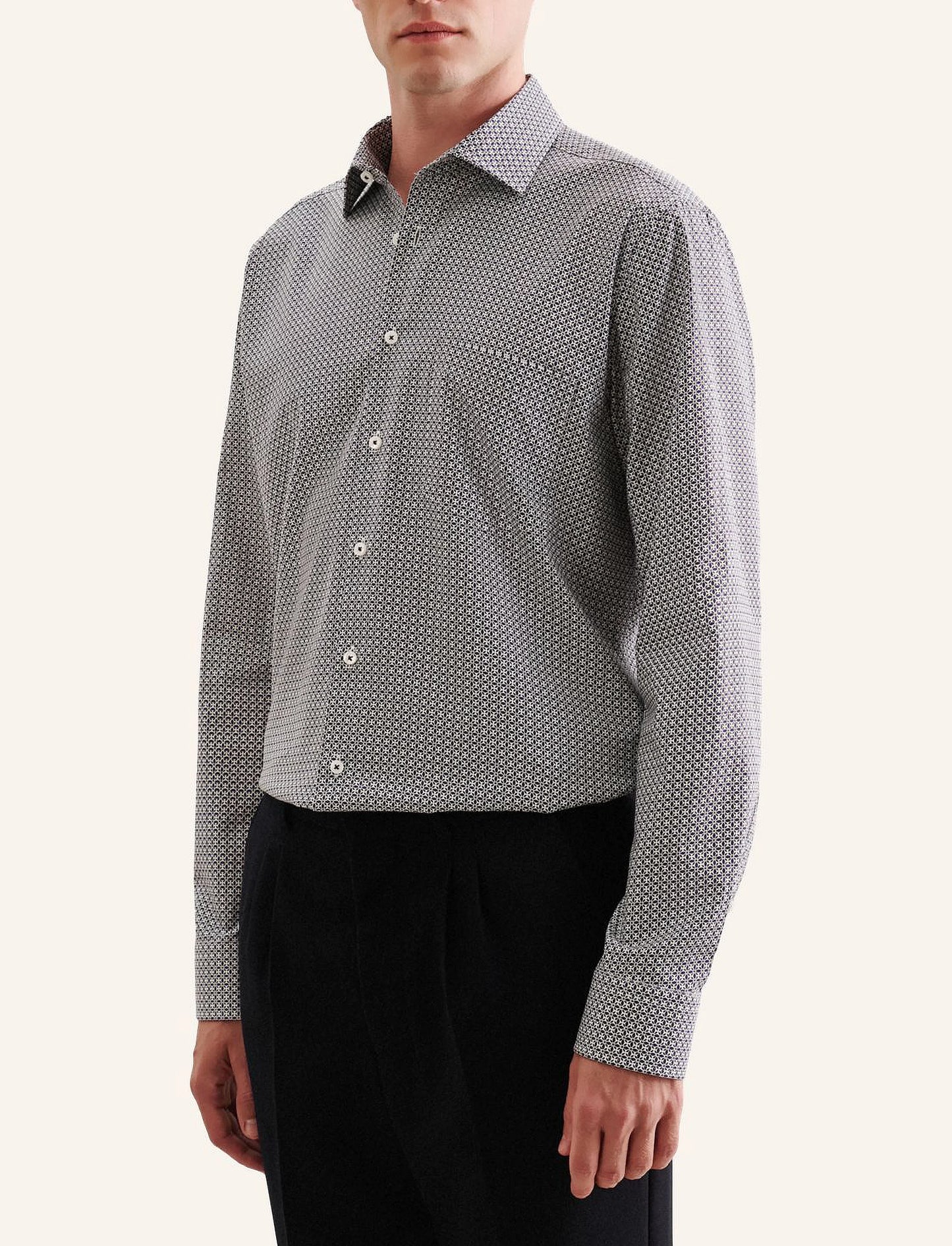 Seidensticker Business-Hemd Regular, Größe 40, Dunkelgrün