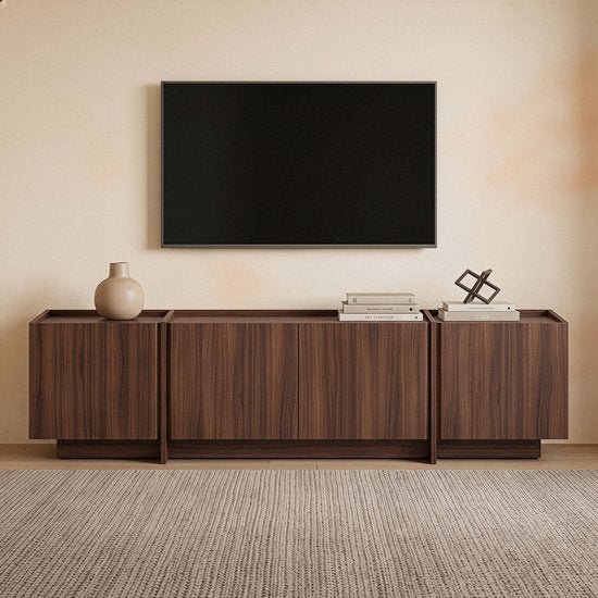 CALICOSY – TV-Schrank mit 2 Türen, L 180 cm – ARVEN