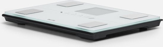 Intelligente Waage mit Körperanalyse – Japanische Technologie – Digitale Personenwaage – mit App – Präzise für die Gesundheitsüberwachung – TANITA® – BC-401 Weiß