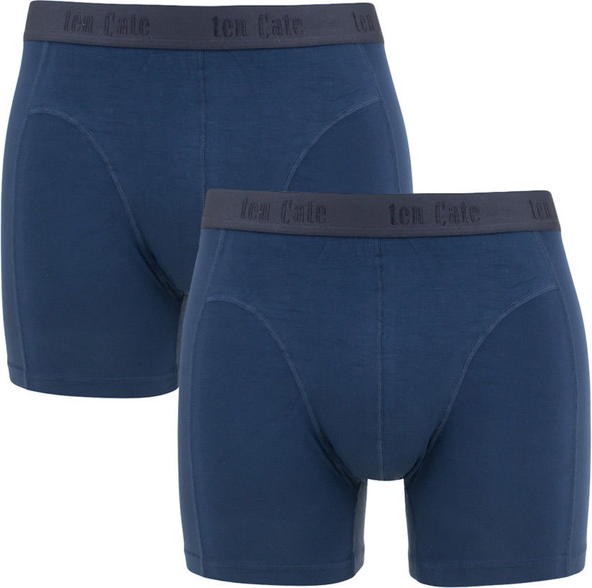 Ten Cate Basics Bamboo Shorts - Schwarz Iris - 2er-Pack - Männer - Größe S