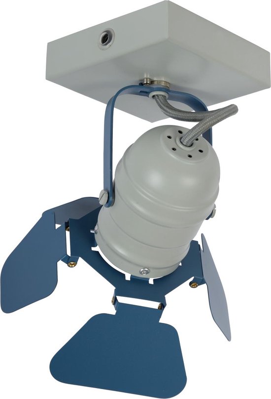 Lucide PICTO – Deckenstrahler (Deckenleuchte) für das Kinderzimmer – 1xGU10 – Blau