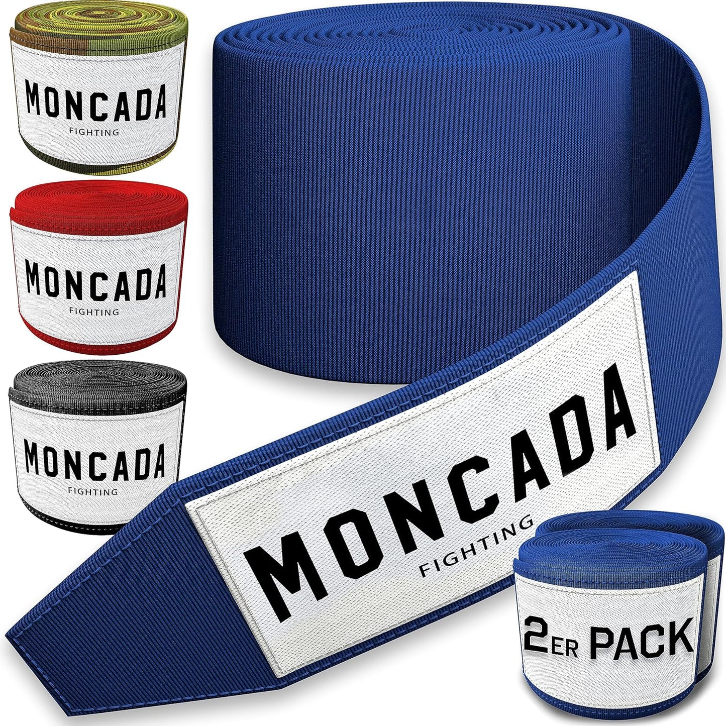 Moncada Fighting Boxing Bandage - 4m - Blau