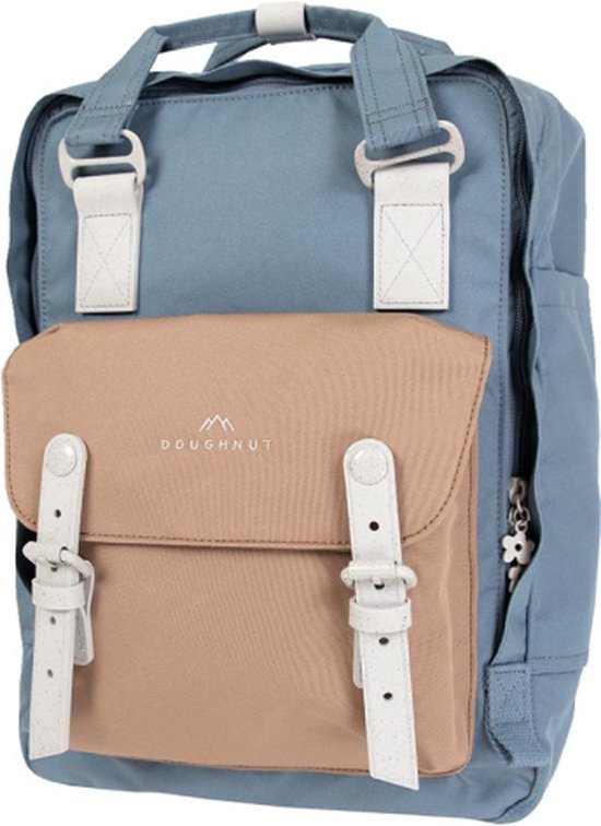 Doughnut Laptop-Rucksack/Rucksack/Schultasche - 14 Zoll - Macaroon Monet - Dusty Blue/Mushroom