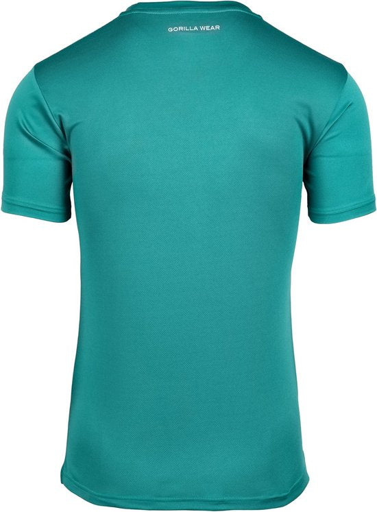 Gorilla Wear Vernon T-Shirt – Grün/Blau – 2XL
