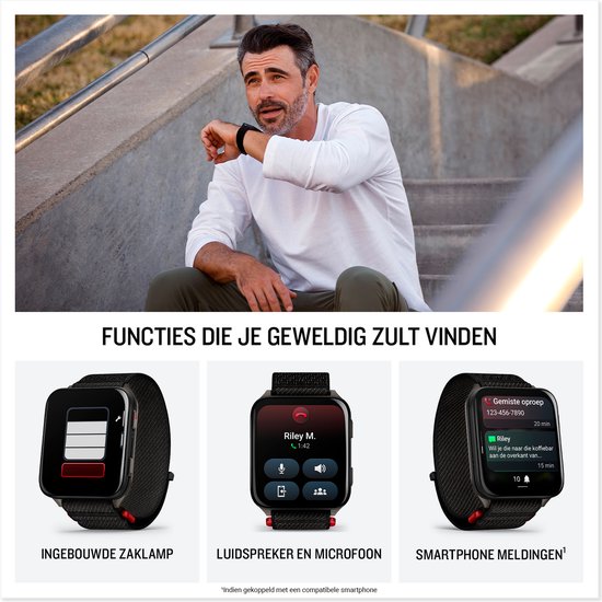Garmin 010-02980-03 Venu X1 AMOLED Titanium Rückseite – Smartwatch
