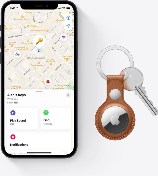 Apple AirTag – 1. Generation (2021) – 4 Stück