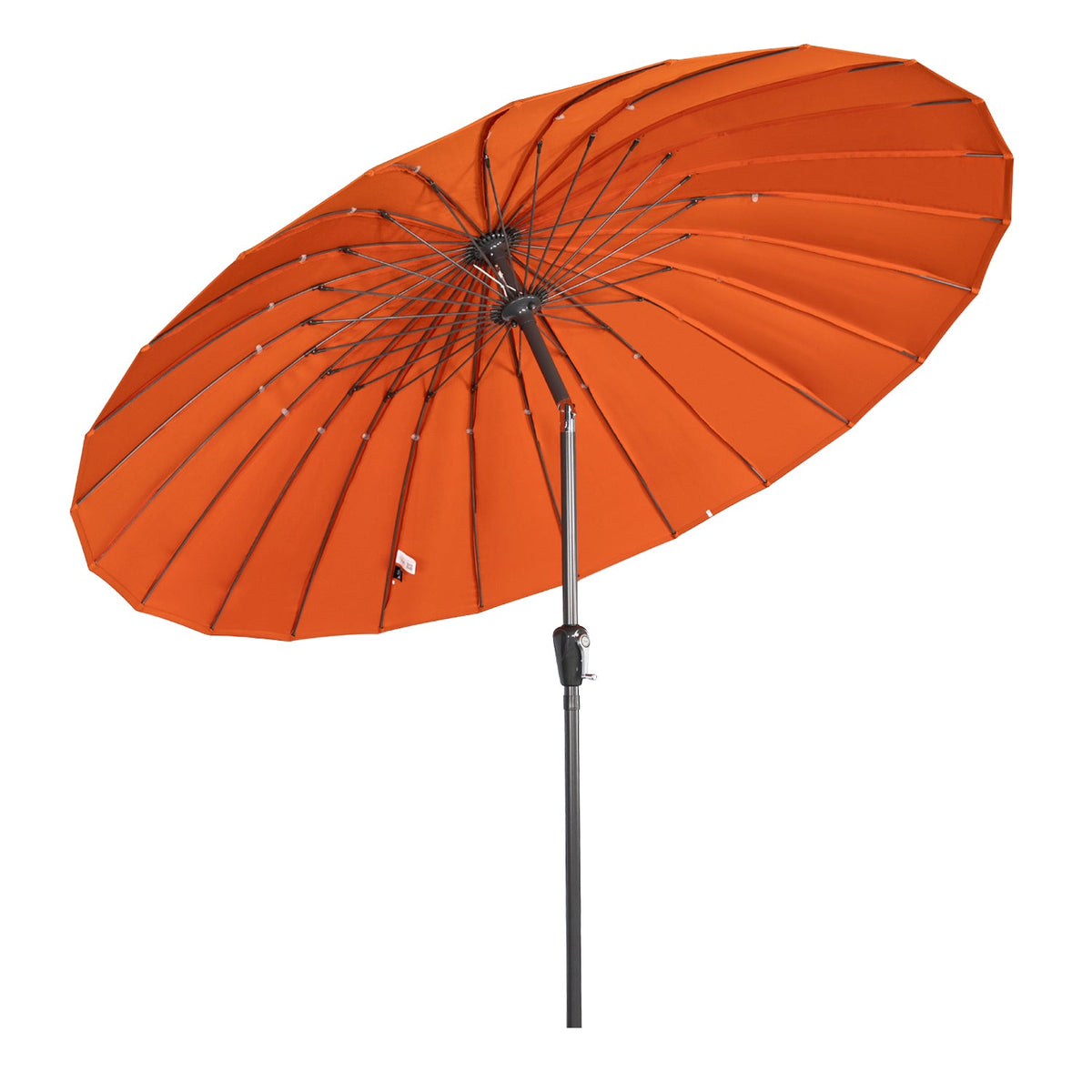 Angel Living Sonnenschirm – 250 cm – UV50+ – Neigbar – Mit Kurbel und Schutzhülle – Terrakotta