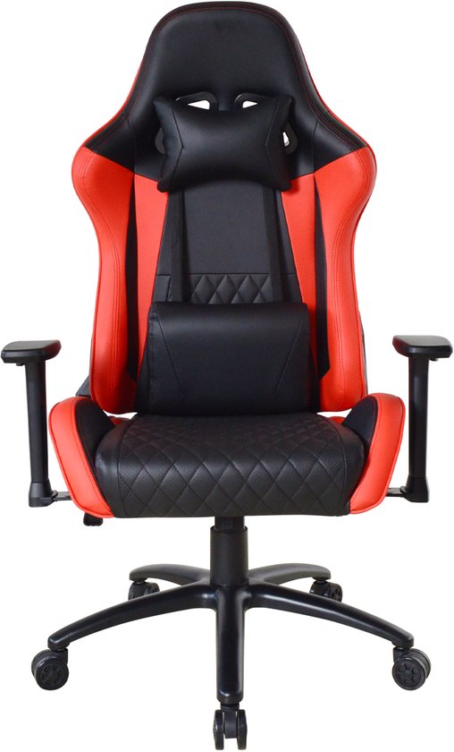 VDD Gaming – Gaming-Stuhl – Gaming-Sessel – Gaming-Stühle – Gaming-Stuhl mit breiter Sitzfläche – Gaming-Stuhl für große Menschen – rot – schwarz – Belastbarkeit 150 kg