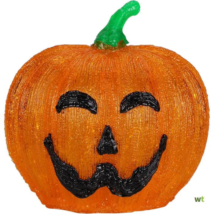 Kürbislampe 50 LED - Ø25 cm - Orange