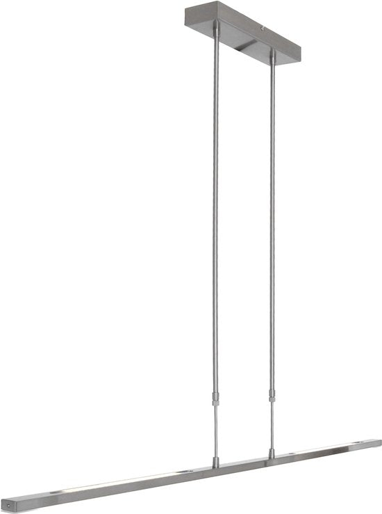 Steinhauer Zelena LED Hängeleuchte – Dimmbar – Stahl – 122 x 8 x 82–117 cm (LxBxH)
