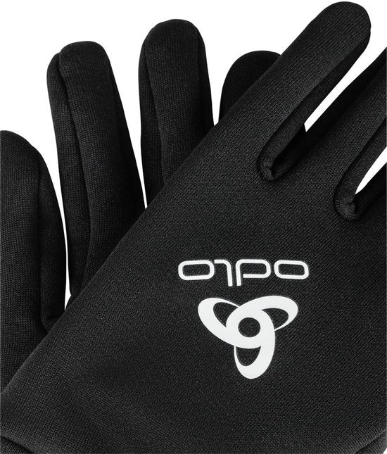 Odlo Polyknit Handschuhe und Mütze Set - Schwarz - Größe M