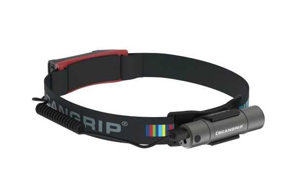 Scangrip I-Match 3 Wiederaufladbare Stirnlampe 250 Lumen – Sensorbedienung – CRI+ – IP65 – Schwarz