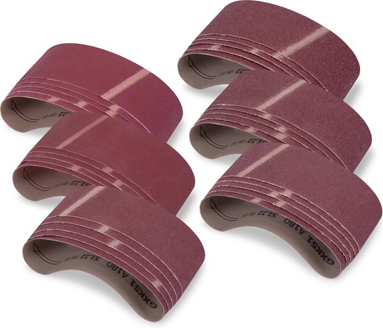 VONROC Schleifpapier - 75x457mm - 30 Stück - Körnung P40, P60, P100, P120, P180 - Geeignet für VONROC BS501AC