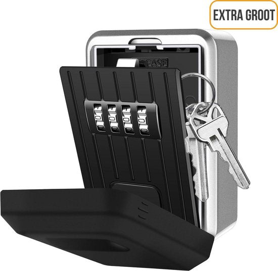 Strex Schlüsseltresor mit Zahlenschloss - Innen und Außen - wetterfest - Homecare - Schlüsseltresor - Schlüsseltresor für den Außenbereich mit Code - Schlüsseltresor mit Code für den Außenbereich