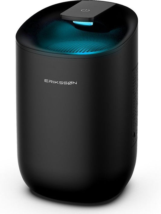 ErikssÃ˜n Luftentfeuchter Dry Pro - Entfeuchtet bis zu 0,6 Liter pro Tag - Geeignet für Schlafzimmer und Badezimmer und Wohnzimmer und Keller - Luftentfeuchter