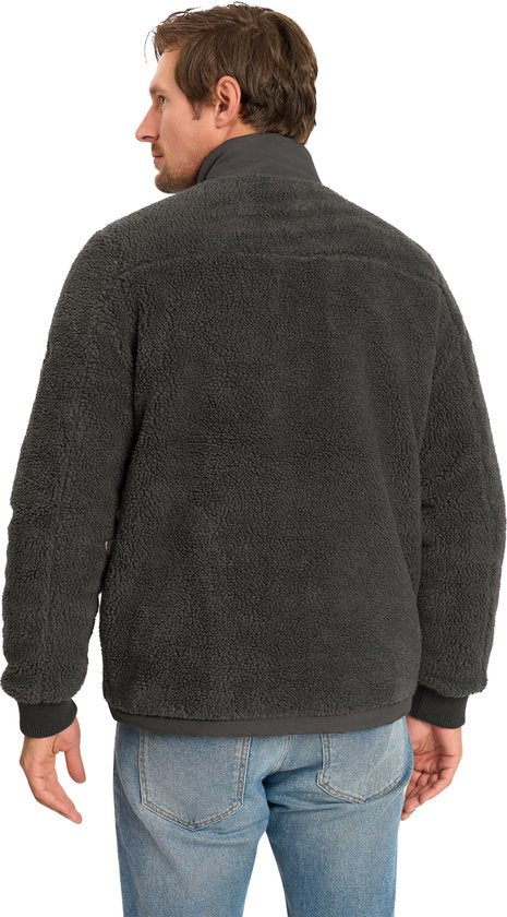 Mario Russo Teddy Jacket Stockholm - Herrenmantel - Wintermantel Herren - Weste Herren - Anthrazit - M