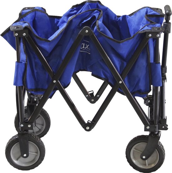 AXI AB110 Faltbarer Bollerwagen in Blau - Bollerwagen - Inklusive praktischer Tragetasche - Metall