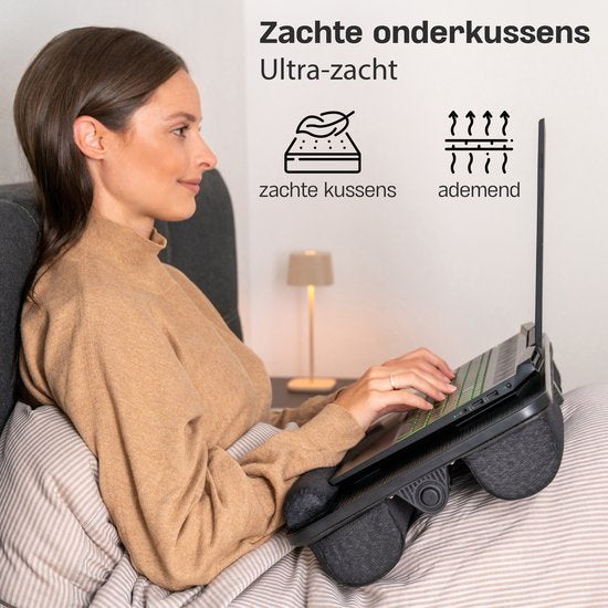 CozySense® - Verstellbarer Laptoptisch - Lap Pad & Laptop-Tablett - Verstellbare Beine