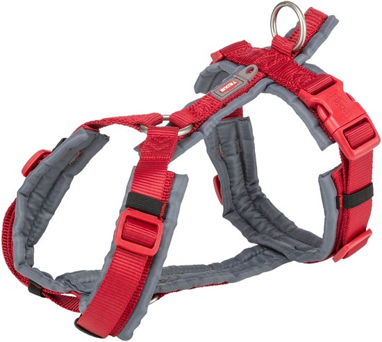 Trixie – Hundegeschirr – Premium – Trekking – Rot – 70–85 × 2,5 cm