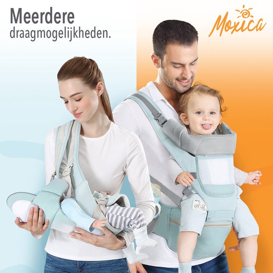 Moxica Babytrage - Tragetuch - Tragetasche - Babytrage - Tragetuch