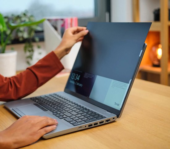 Trust Primo Privacy Filter – 15,6 Zoll – Sichtschutzfilter für Laptop-Bildschirm – 60°-Betrachtungswinkel