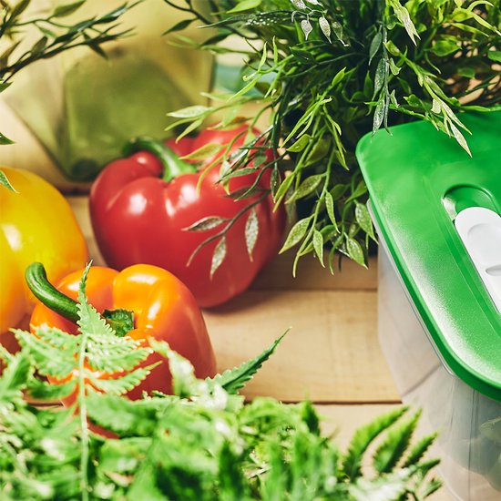 Tupperware Fridge Smart 4,4 l – Frischhaltebehälter – BPA-frei – Vorratsbehälter – Lunchbox – Kunststoffbehälter – Lebensmittelbehälter – Lebensmittel bleiben doppelt so lange frisch