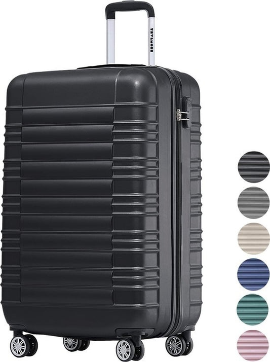 TRVLMORE - Koffer - Handgepäck - 54x36x20cm - 38L - Schwarz