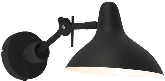Wandleuchte Anne Light & Home Kasket – Schwarz