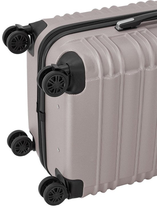 Hartschalenkoffer Set Rom - 3-teilig - ABS - Champagner