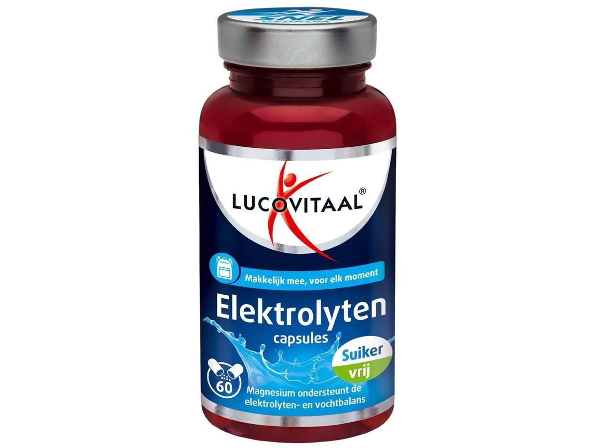 Lucovitaal Elektrolytkapseln – 60 Kapseln – Fördert die Flüssigkeitszufuhr und die Energieversorgung