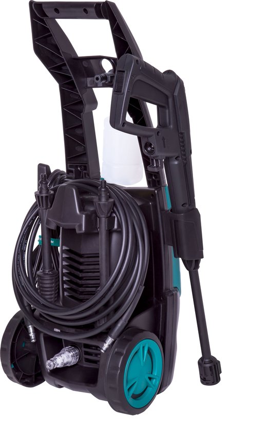 VONROC Hochdruckreiniger V14-2 - 1400W - 110 bar - 390 l/h - Inkl. 5m Schlauch, Reinigungsmittelflasche, Terrassenreiniger und mehr