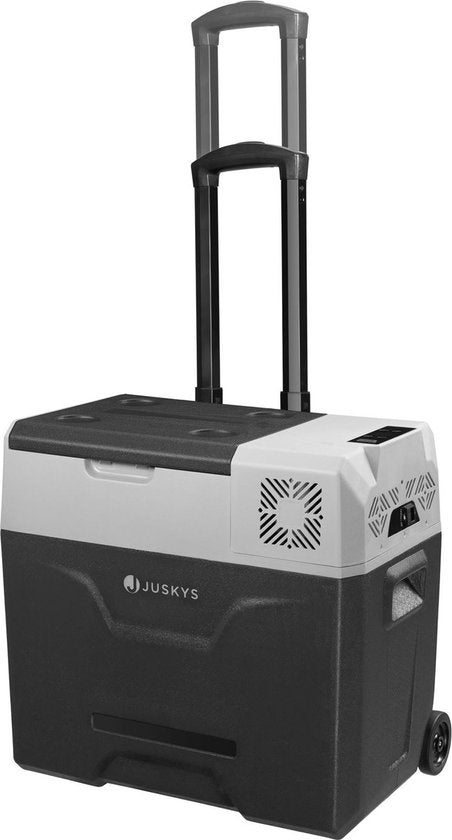 Juskys Elektronische Kühlbox / Kompressor Kühlbox Yukon - 50 Liter - 230 V Anschluss - grau
