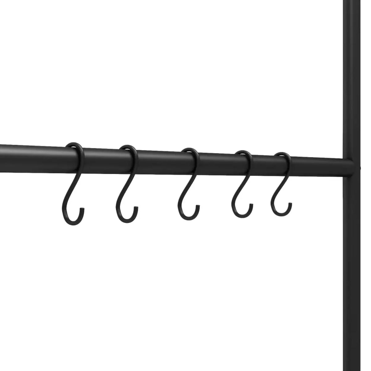 Minghou Leiter-Trockengestell für Handtücher und Kleidung – Schwarzes Metall