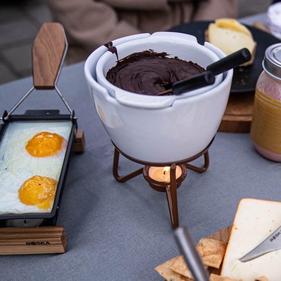 Boska Partyclette Oslo - Raclette-Set - Eiche - Antihaftbeschichtung