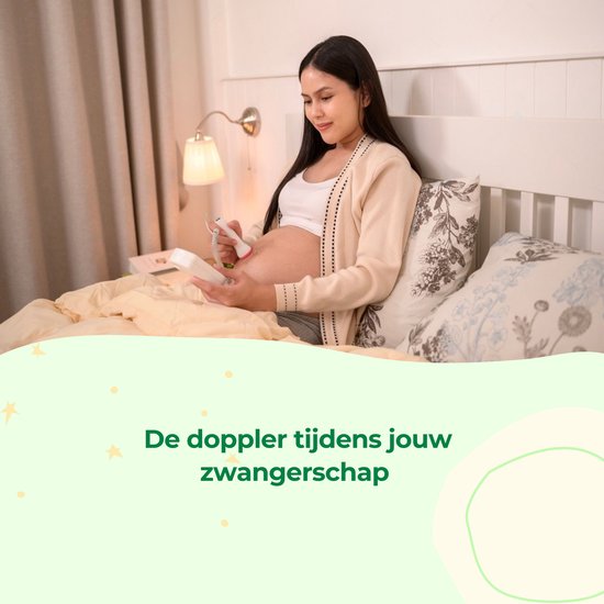 Gatson Premium Doppler - Inklusive E-Book und Doppler-Gel, USB wiederaufladbar - Doppler Baby - Baby-Herz-Monitor - Baby-Dusche-Geschenk - Schwangerschaft