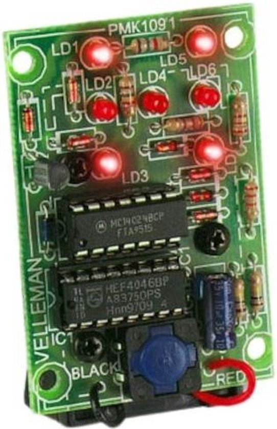 Whadda-Löt-Set, elektronischer Würfel, Roll-Effekt