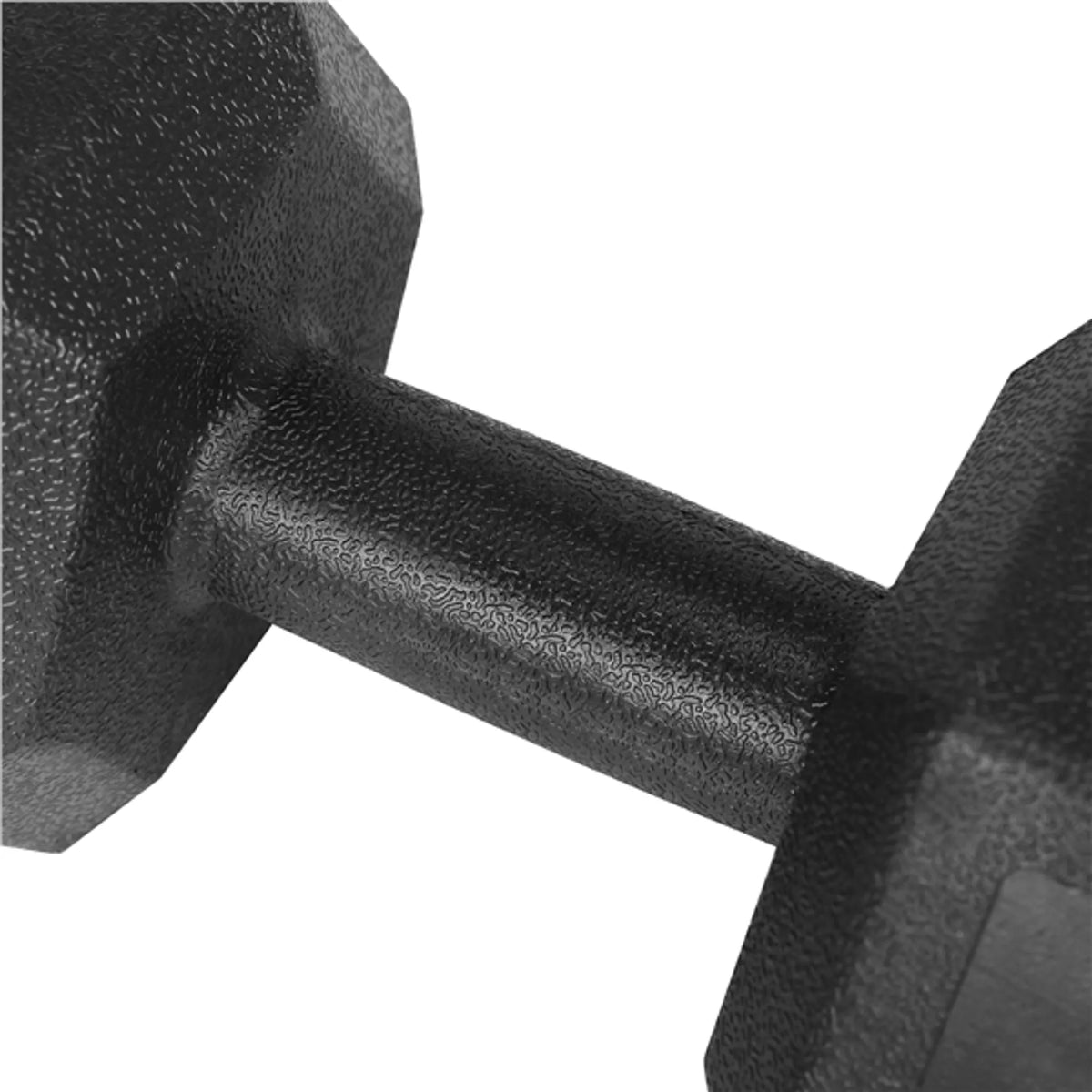 Yaheetech Hanteln 7,5 kg Set von 2 - Features hexagonal Anti-Roll-Design und ergonomische Griff und Bodenschutz PVC-Beschichtung - für Krafttraining und Cardio - Schwarz Gusseisen Beton und PVC - 31 x 14,6 x 14,6 cm