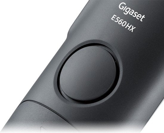 Gigaset E560HX - Einzel-DECT-Telefon - Schwarz