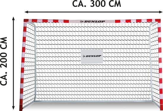 Dunlop Fußballtor 300 x 200 x 110 cm