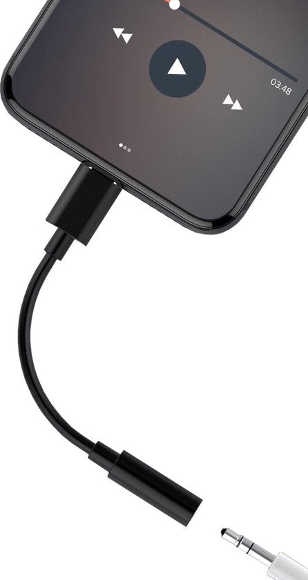 Techvavo® 2er-Set – USB-C-auf-3,5-mm-AUX-Adapter – Typ-C-auf-AUX-Anschluss – USB-C-auf-Kopfhörerbuchse – Audiobuchse auf USB-C – 3,5-mm-Audiobuchse – Audiobuchse-USB-C – Audiobuchse-Kabel – Geeignet für Samsung