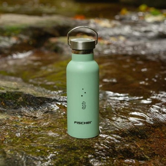 FISCHER FAHRRAD Mädchen-Trinkflasche Grün