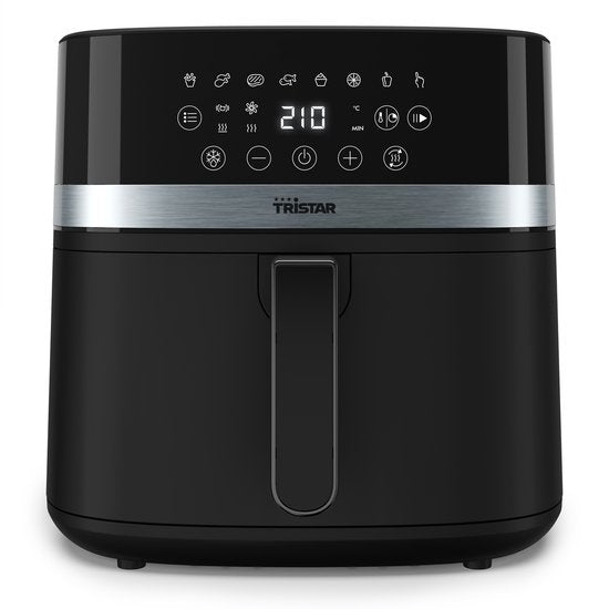 Tristar Airfryer FR-9418 – 8 l – Großes Fassungsvermögen XXL – PFAS-frei – 7 Programme – Warmhaltefunktion – 2000 Watt