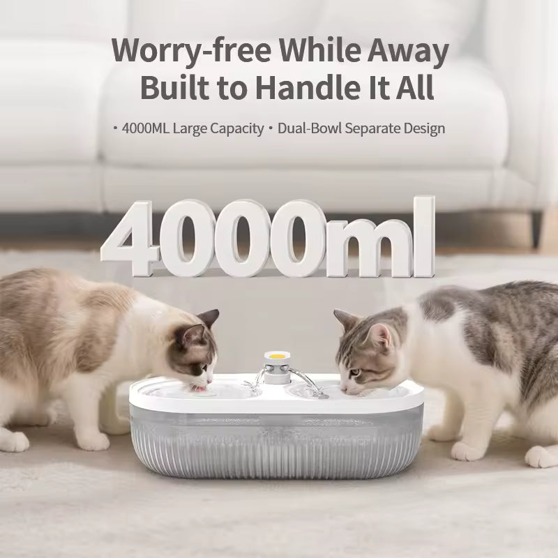 LeLo pets MSP-05 Selbstreinigende Katzentoilette 65 l mit Trinkbrunnen – weiß