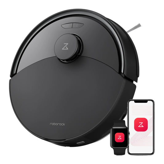 Roborock Q10 X5 Roboterstaubsauger mit Wischfunktion – 10.000 Pa – LiDAR – Anti-Verfilzungsfunktion – Schwarz – 35,3 × 25,8 × 52,6 cm