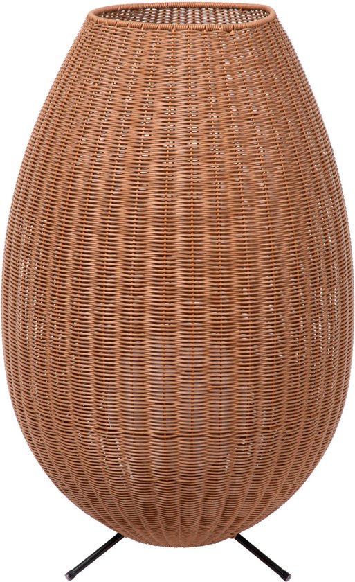 Lucide COLIN IP44 - Wiederaufladbare Stehleuchte Innen/Außen - Batterie/Batterie - LED 3 StepDim - 1x3W 3000K - IP44 - Natural