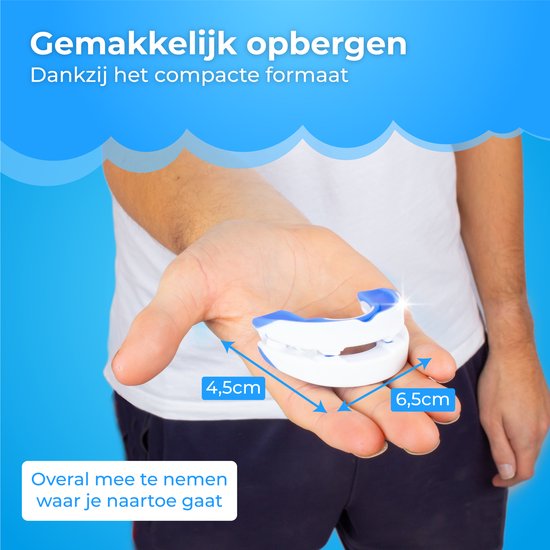 Nuvance - Anti Schnarch Spange Pro - Verstellbar - Inkl. eBook - Schnarchspange - Schnarchgebiss - Schnarchen